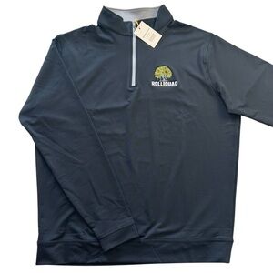 NEW Peter Millar Wake Forest Roll The Quad Special Edit. 1/4 Zip Jacket $135 L